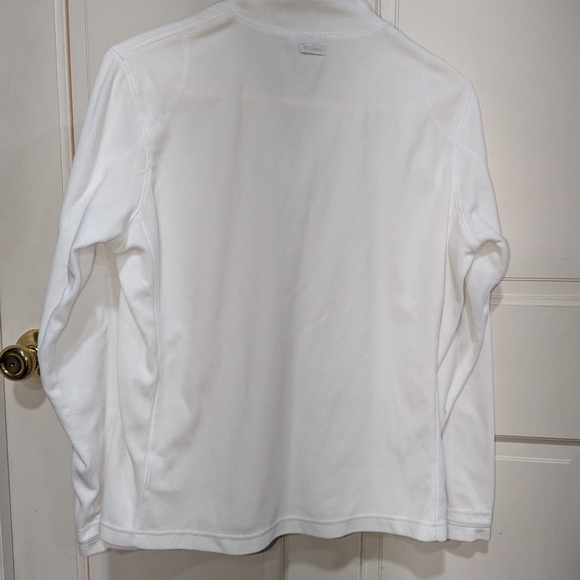 Columbia White Quarter-Zip Pullover - Picture 2 of 2